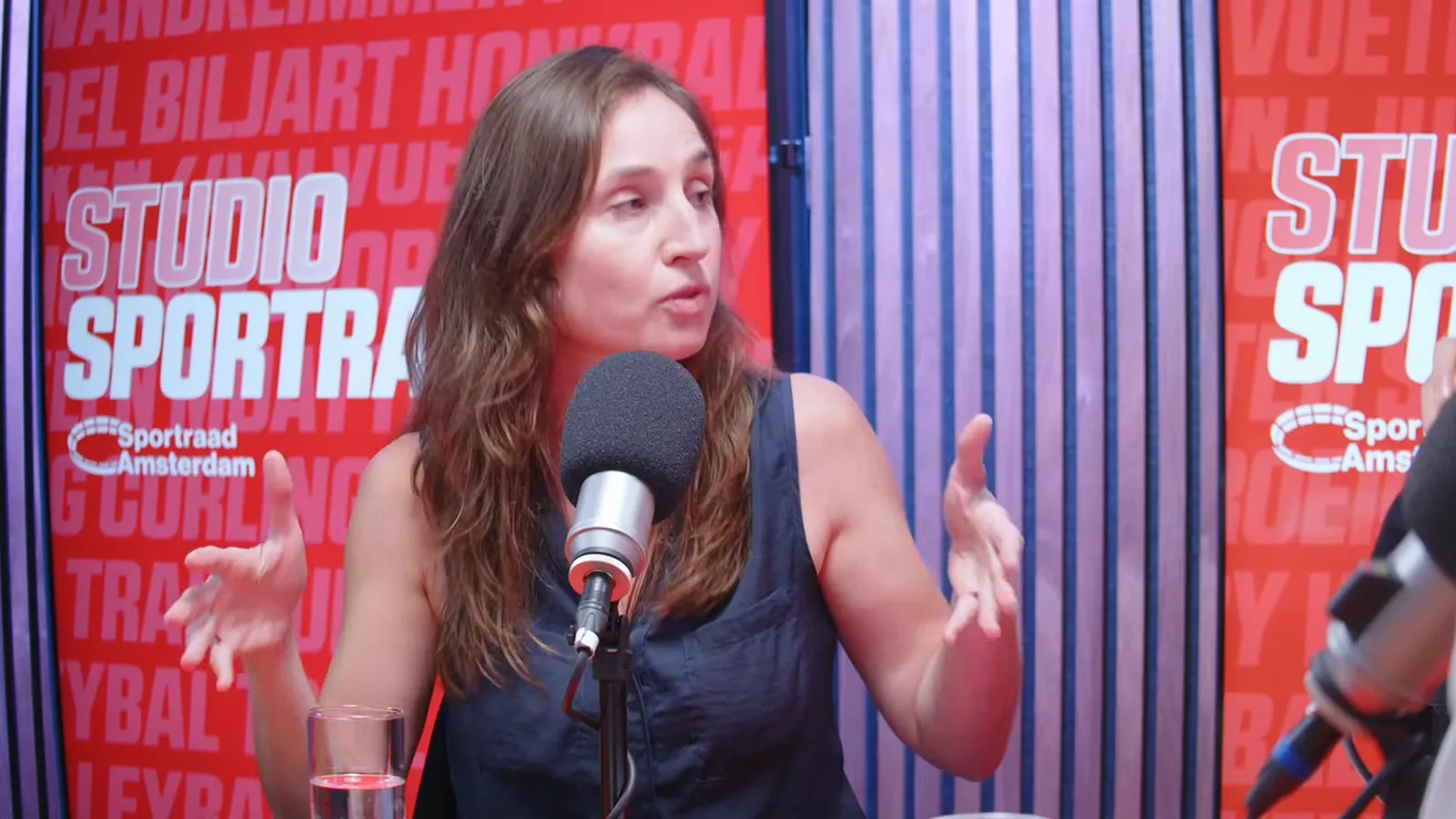 Sanne Blauw in Studio Sportraad